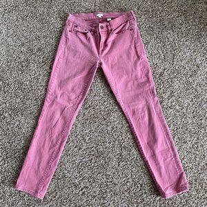 J. Crew Red Stretch Jeans